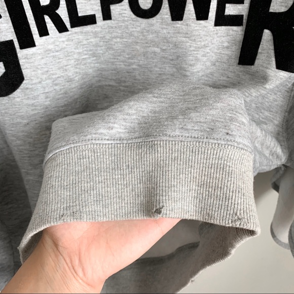 ONE LEFT Fuzzy Girl Power Sweater - Picture 5 of 8